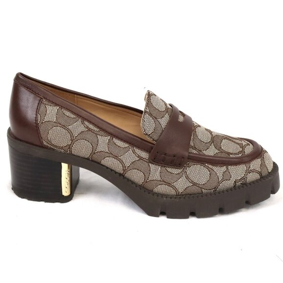 Coach Cora Loafer Pumps Brown - FCM40 - Picture 1 of 9
